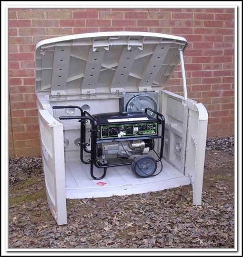 storage shed for portable generator